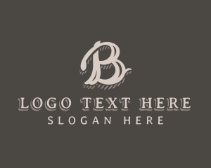 Letter B - Antique Fashion Boutique logo design