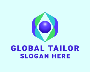 Global Accounting Sphere  logo design