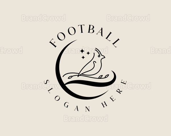 Aviary Moon Bird Logo