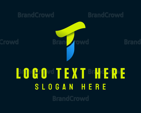 Startup Modern Letter T Firm Logo