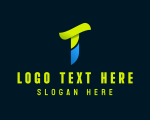 Application - Startup Modern Letter T Firm logo design