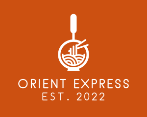 Orient - Oriental Pan Noodles logo design