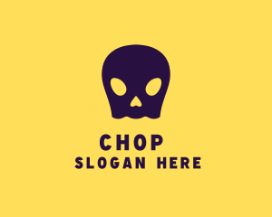 Gamer - Halloween Ghost Skull logo design