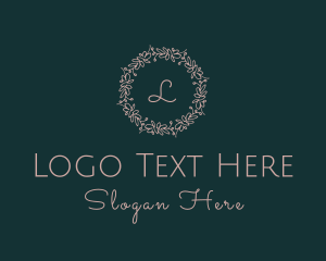 Luxe - Luxe Boutique Wreath logo design