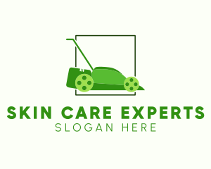 Lawn Mower Gardening logo design