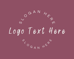 Handwritten Salon Brand Logo