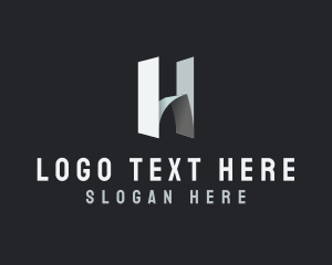 Lettermark - Builder Contractor Letter H logo design