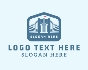 Highway - Architecture Road Bridge logo design