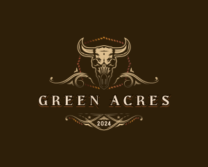 Bull Ranch Farm logo design