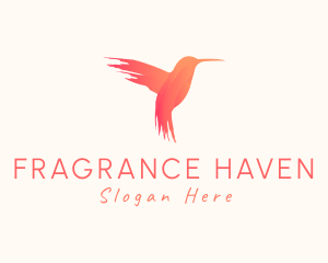 Hummingbird Gradient Paint logo design