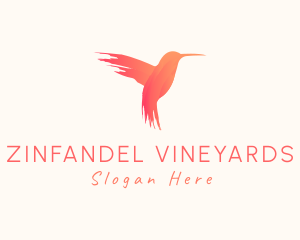 Hummingbird Gradient Paint logo design