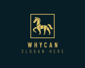 Walking Horse Stallion Logo