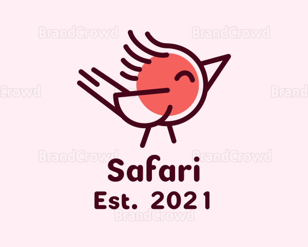 Baby Parrot Bird Logo