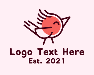Nursery - Baby Parrot Bird logo design