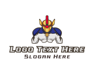 Muscular - Hero Game Esports Clan logo design