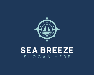 Nautical - Nautical Compass Sailing logo design