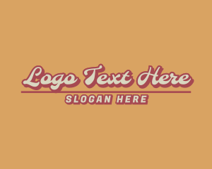 Cafe - Casual Retro Business logo design