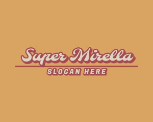 Casual Retro Business Logo