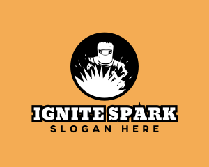 Spark - Welding Mask Spark logo design