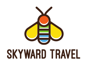 Fly - Colorful Fly Insect logo design