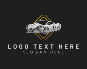 Premium - Silver Car Automobile logo design