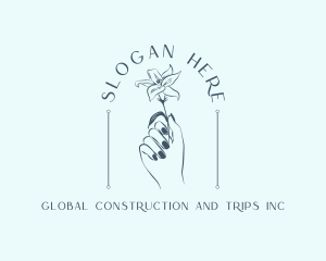 Skincare - Elegant Floral Cosmetics logo design