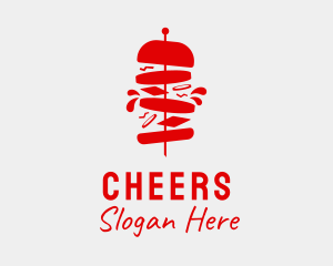 Burger Food Stall  Logo