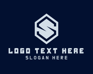Letter S - Game Streamer Insignia logo design