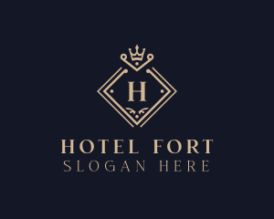 Royal Crown Hotel logo design