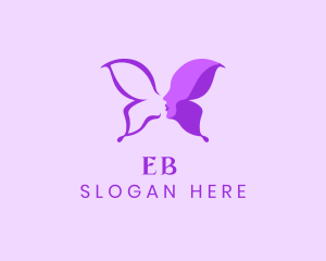 Wellness - Beauty Couture Trend Butterfly Lady logo design