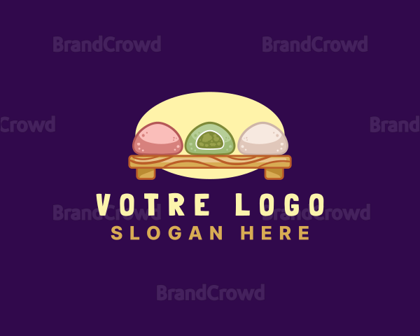 Mochi Bread Bun Logo