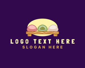 Japan - Mochi Bread Bun logo design