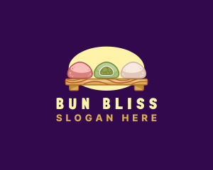 Bun - Mochi Bread Bun logo design