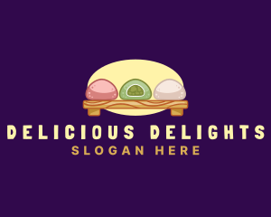 Mochi Bread Bun logo design