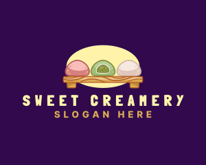 Mochi Bread Bun logo design