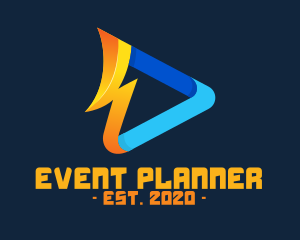 Podcast - Thunder Media Player logo design