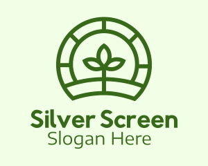 Green Seedling  Farm Logo