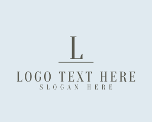 Minimalist Fashion Brand Logo