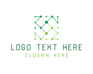 Connection - Digital Tech Network logo design