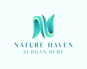 Nature Flower Garden logo design