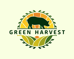 Agriculture - Pig Hog Agriculture logo design