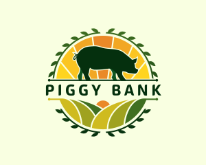 Pig - Pig Hog Agriculture logo design