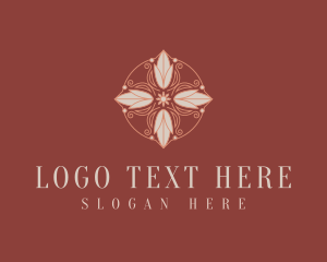 Leaf - Ornamental Round Jewelry logo design