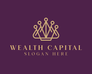 Finance Crown Wealth  logo design