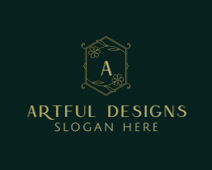 Stylish Floral Boutique logo design