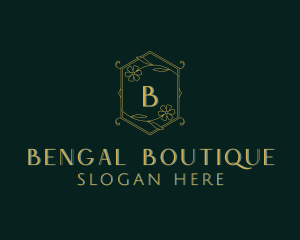 Stylish Floral Boutique logo design