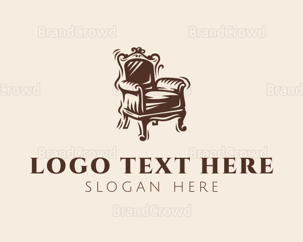 Rustic Victorian Chair Logo