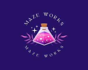 Mystical Magic Potion logo design