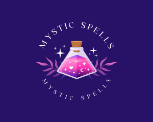 Sorcery - Mystical Magic Potion logo design