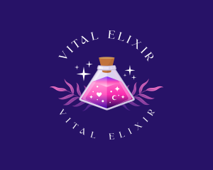 Elixir - Mystical Magic Potion logo design